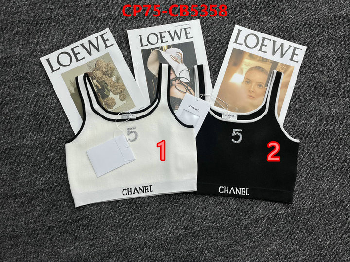 Clothing-Chanel top quality fake ID: CB5358 $: 75USD