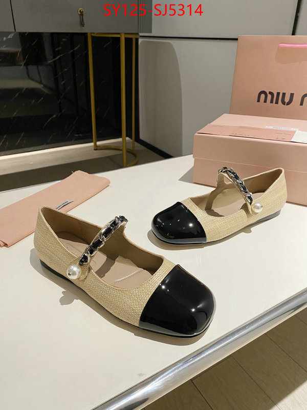 Women Shoes-Miu Miu unsurpassed quality ID: SJ5314 $: 125USD