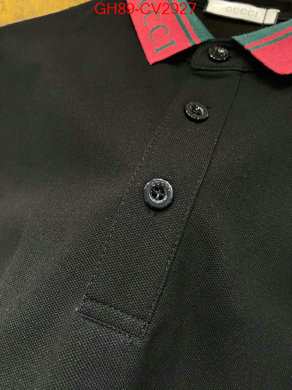 Clothing-Gucci replica designer ID: CV2927 $: 89USD