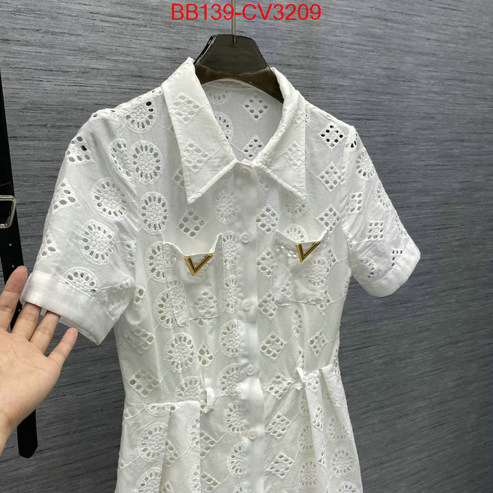 Clothing-Valentino knockoff highest quality ID: CV3209 $: 139USD