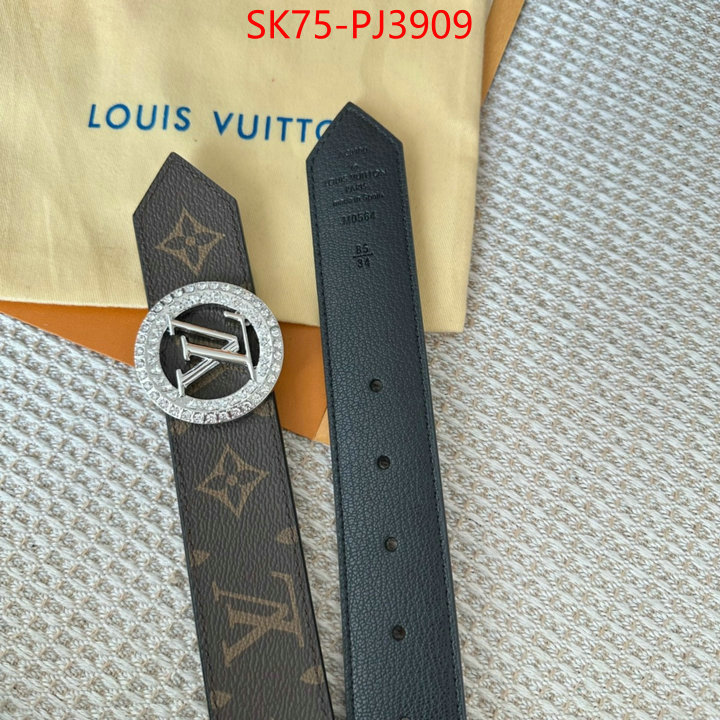 Belts-LV designer wholesale replica ID: PJ3909 $: 75USD