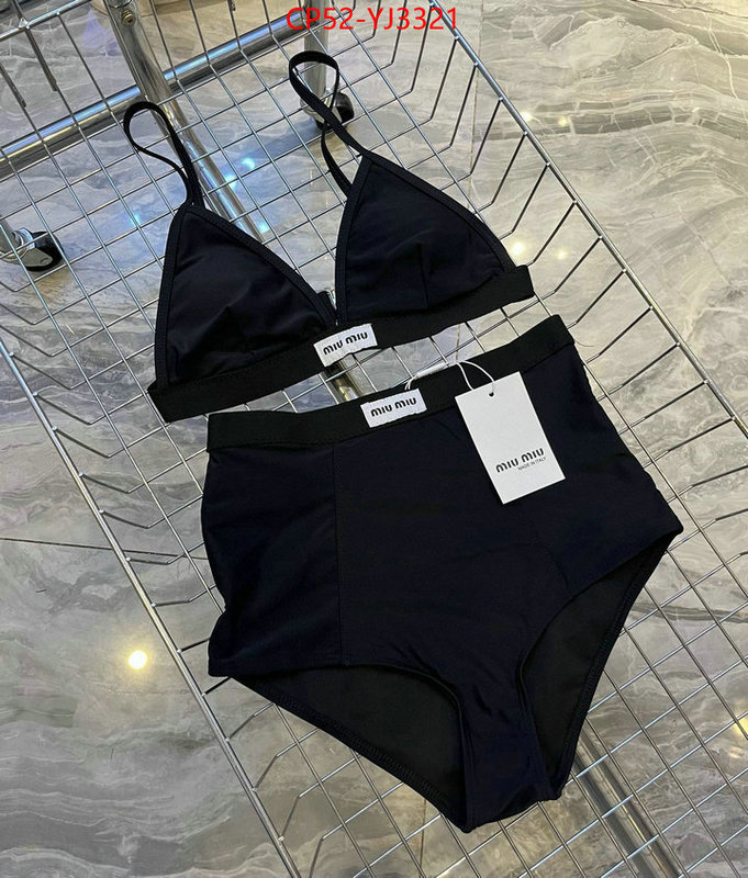 Swimsuit-Miu Miu luxury fake ID: YJ3321 $: 52USD