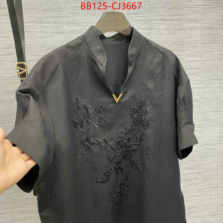 Clothing-Valentino the quality replica ID: CJ3667 $: 125USD