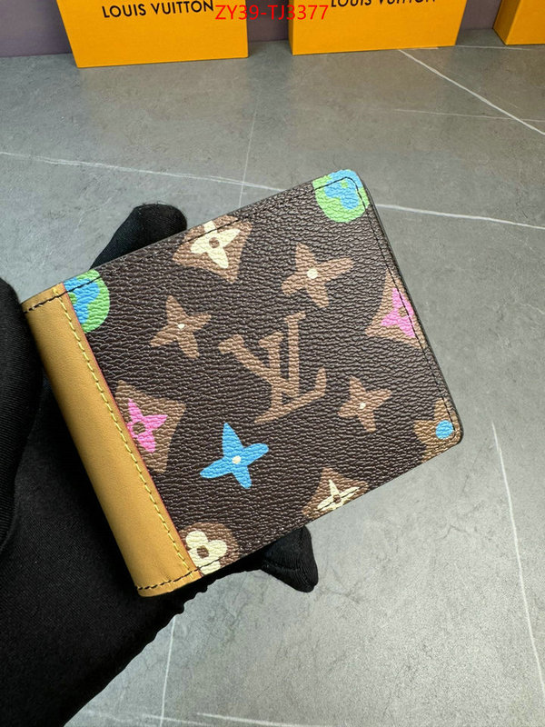 LV Bags(4A)-Wallet high quality aaaaa replica ID: TJ3377 $: 39USD,