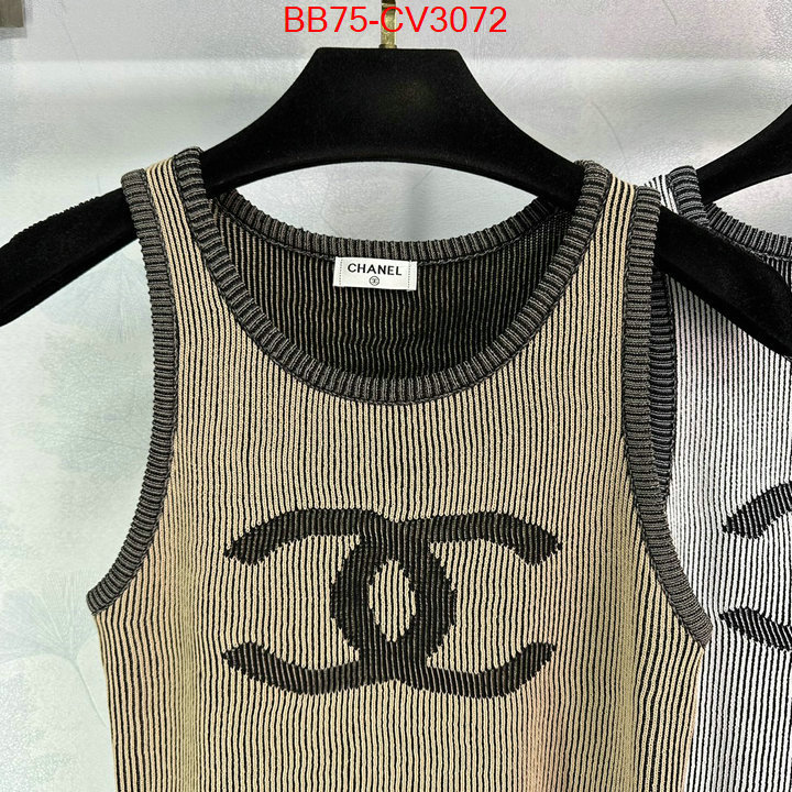 Clothing-Chanel replica ID: CV3072 $: 75USD