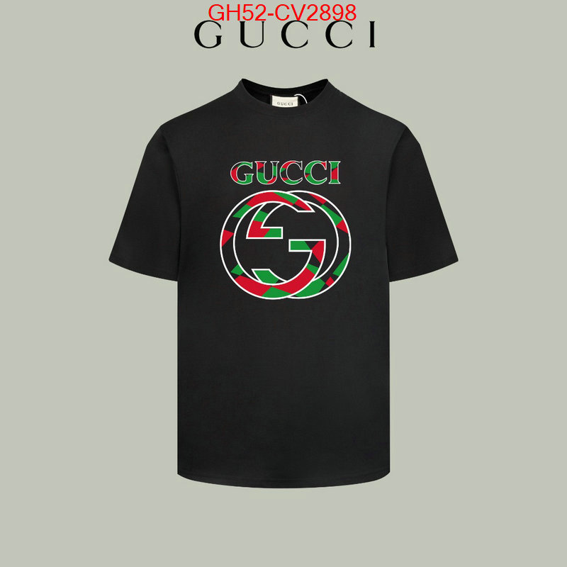 Clothing-Gucci best quality designer ID: CV2898 $: 52USD