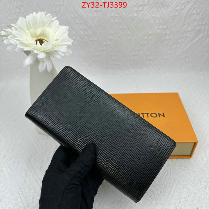 LV Bags(4A)-Wallet what's the best to buy replica ID: TJ3399 $: 32USD,