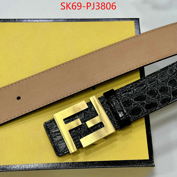 Belts-Fendi best quality designer ID: PJ3806 $: 69USD