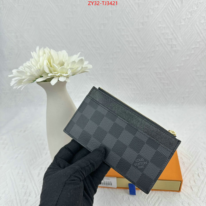 LV Bags(4A)-Wallet replica sale online ID: TJ3421 $: 32USD,