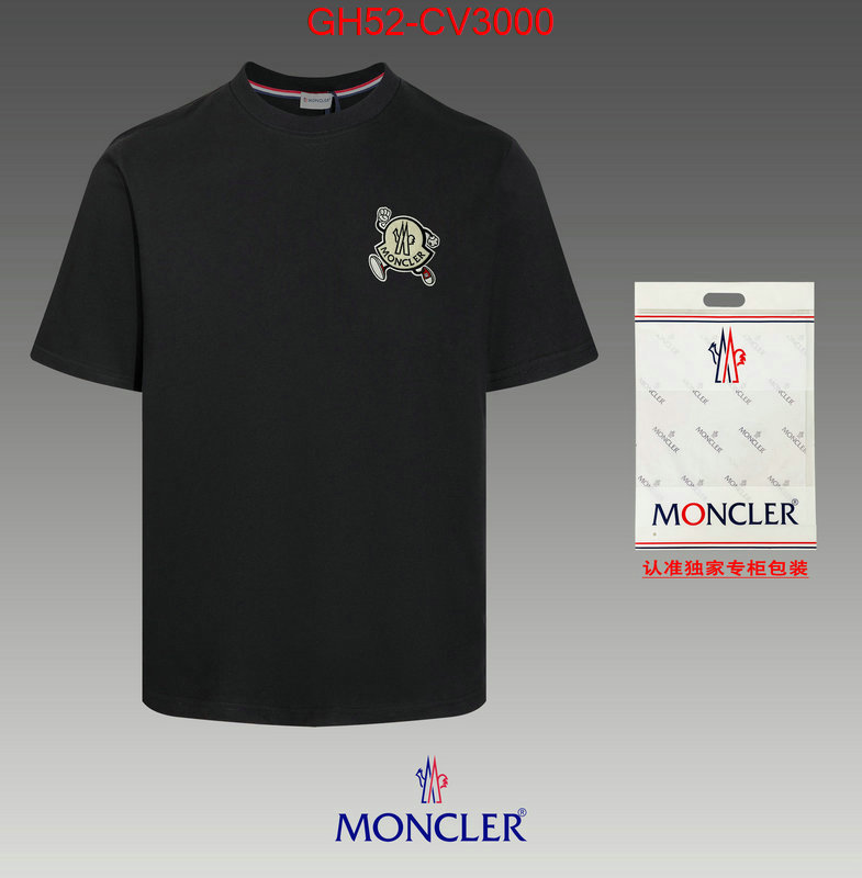 Clothing-Moncler 2024 perfect replica designer ID: CV3000 $: 52USD