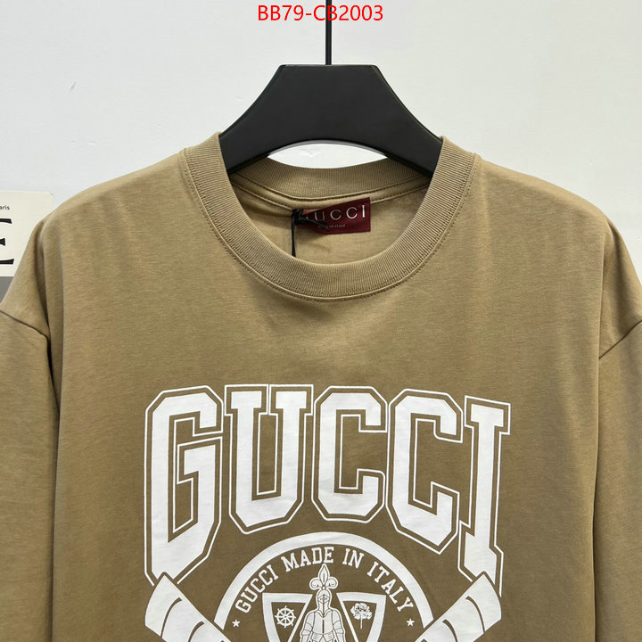 Clothing-Gucci cheap online best designer ID: CB2003 $: 79USD