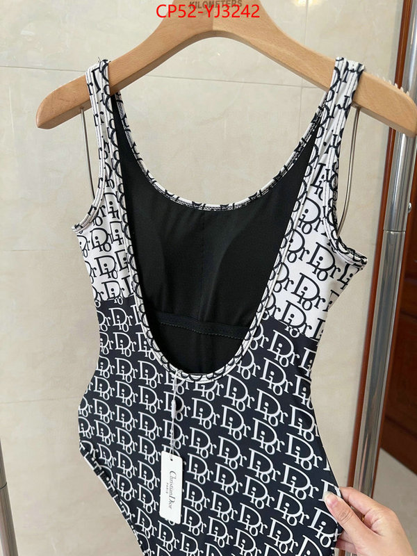 Swimsuit-Dior buying replica ID: YJ3242 $: 52USD