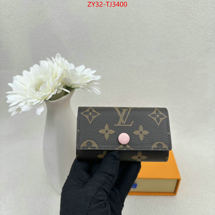 LV Bags(4A)-Wallet what ID: TJ3400 $: 32USD,