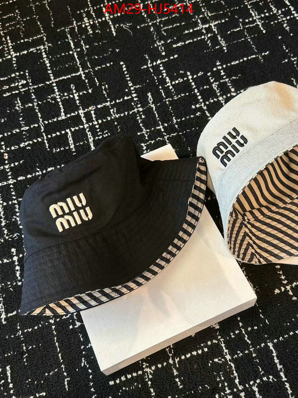 Cap(Hat)-Miu Miu wholesale imitation designer replicas ID: HJ5414 $: 29USD