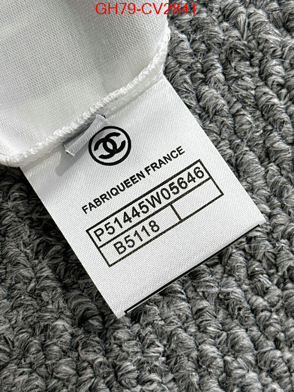 Clothing-Chanel designer wholesale replica ID: CV2841 $: 79USD