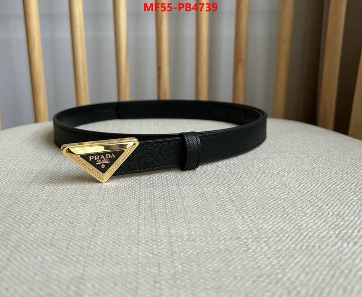 Belts-Prada 1:1 replica ID: PB4739 $: 55USD