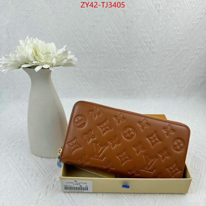 LV Bags(4A)-Wallet replicas buy special ID: TJ3405 $: 42USD,