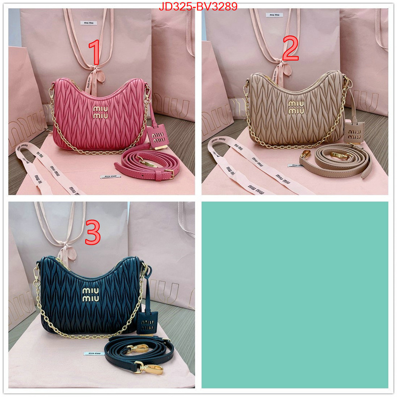 Miu Miu Bags(TOP)-Crossbody- best website for replica ID: BV3289 $: 325USD,