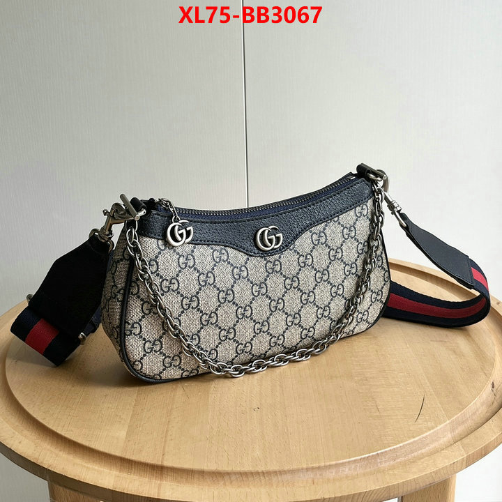 Gucci Bags(4A)-Crossbody- best like ID: BB3067 $: 75USD,