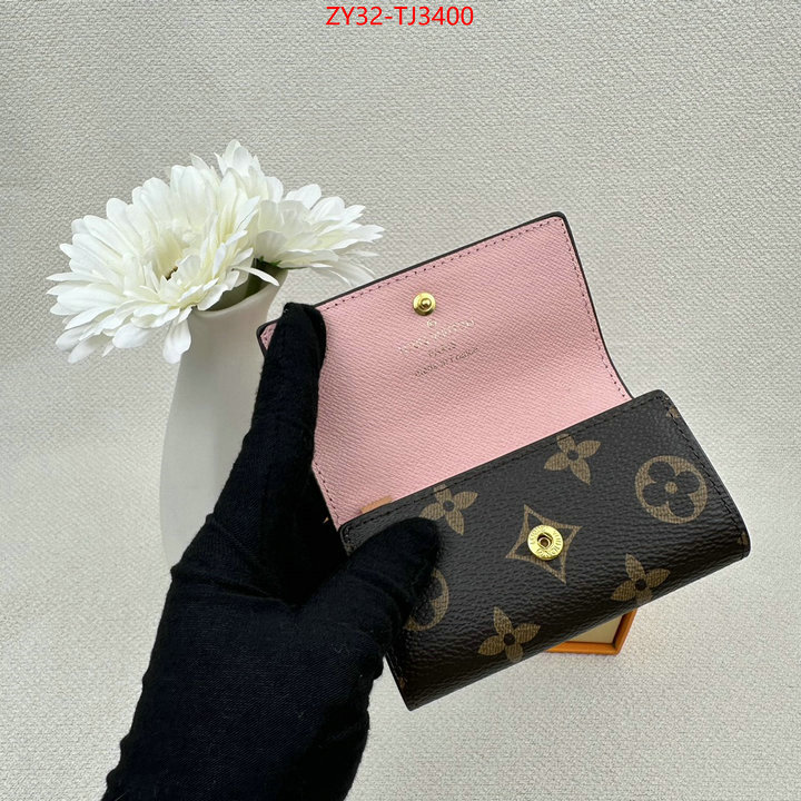 LV Bags(4A)-Wallet what ID: TJ3400 $: 32USD,