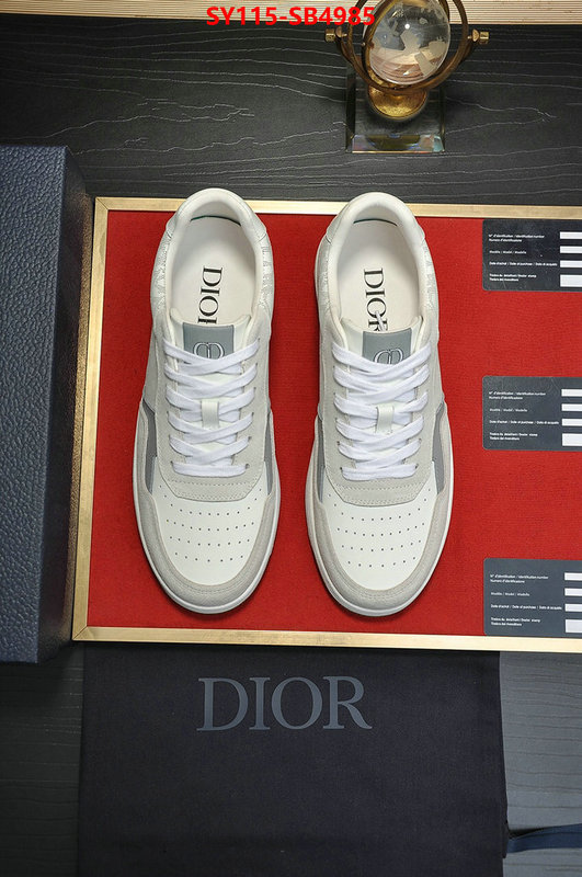 Men shoes-Dior best aaaaa ID: SB4985 $: 115USD