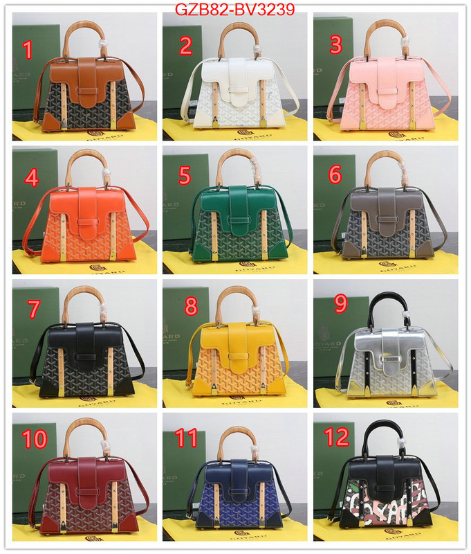 Goyard Bags(4A)-Handbag- aaaaa quality replica ID: BV3239 $: 82USD,