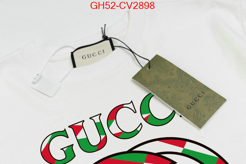 Clothing-Gucci best quality designer ID: CV2898 $: 52USD
