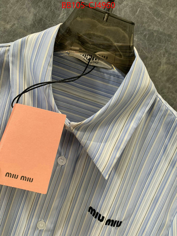 Clothing-MIU MIU sale ID: CJ4960 $: 105USD