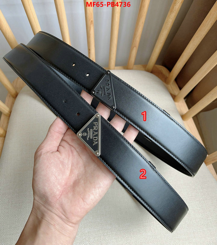 Belts-Prada buy high-quality fake ID: PB4736 $: 65USD