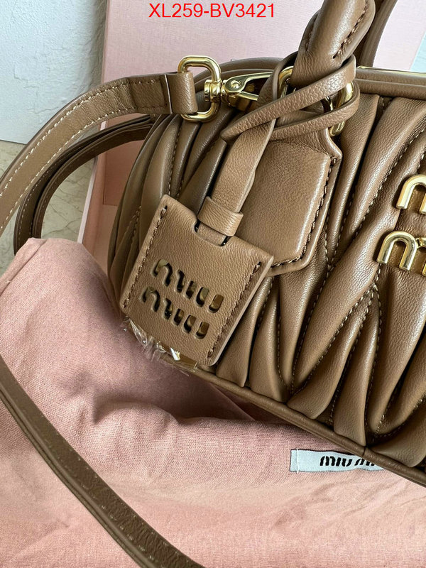 Miu Miu Bags(TOP)-Handbag- good quality replica ID: BV3421 $: 259USD,