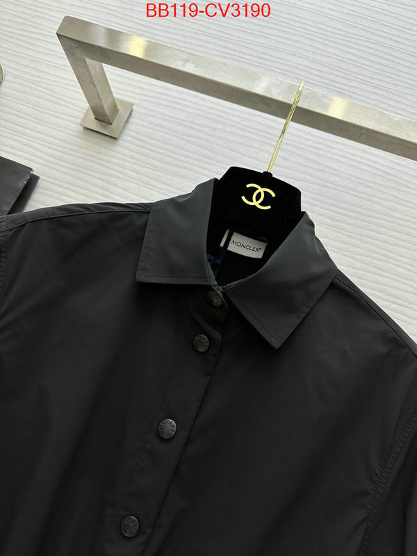 Clothing-Moncler buy best high-quality ID: CV3190 $: 119USD