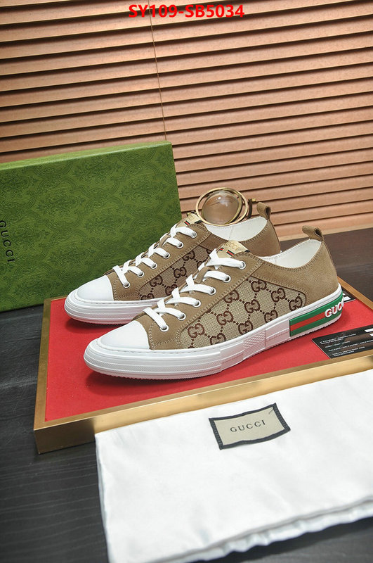 Men Shoes-Gucci what 1:1 replica ID: SB5034 $: 109USD