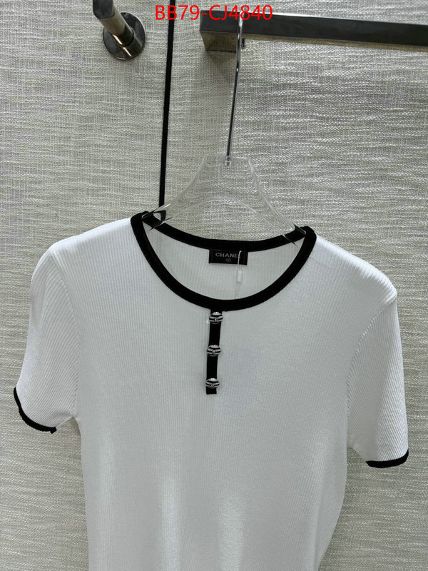 Clothing-Chanel how to start selling replica ID: CJ4840 $: 79USD