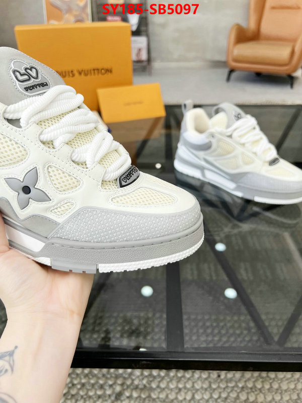 Men Shoes-LV top perfect fake ID: SB5097 $: 185USD