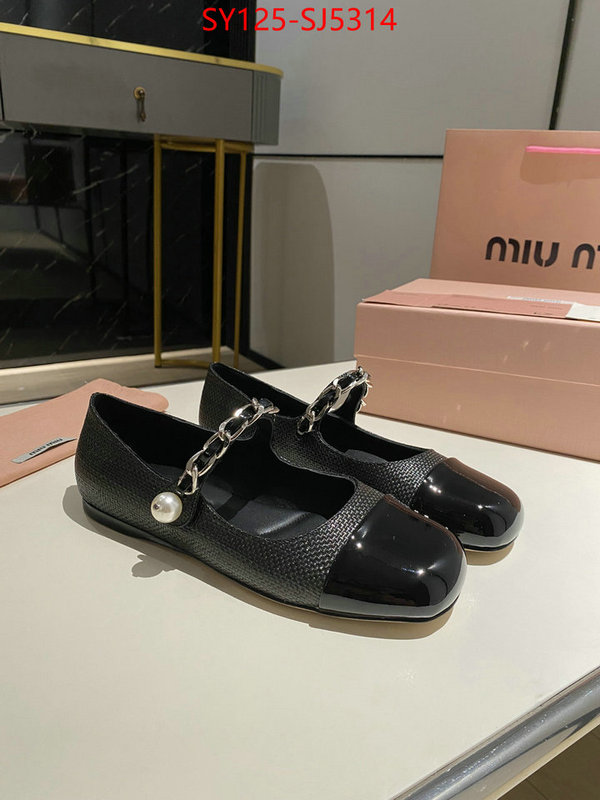 Women Shoes-Miu Miu unsurpassed quality ID: SJ5314 $: 125USD