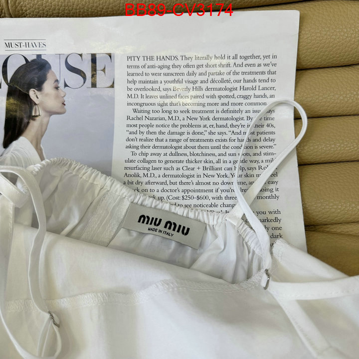 Clothing-MIU MIU can you buy replica ID: CV3174 $: 89USD