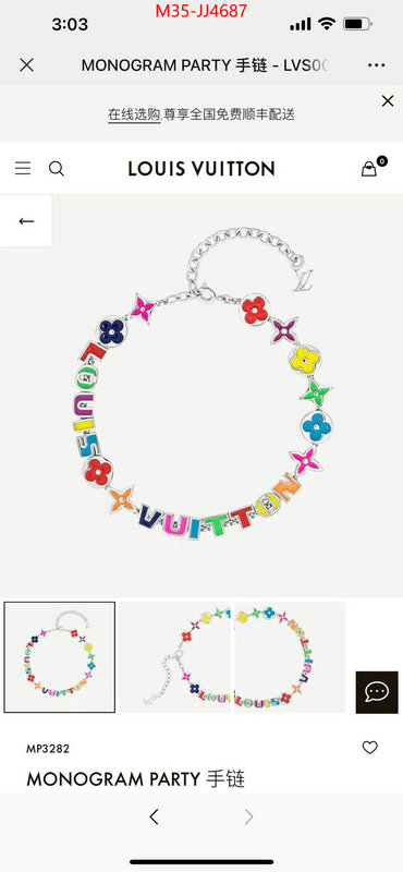 Jewelry-LV online china ID: JJ4687 $: 35USD