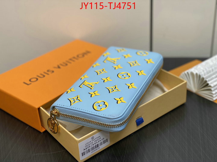 LV Bags(TOP)-Wallet high quality 1:1 replica ID: TJ4751 $: 115USD,