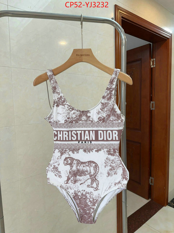 Swimsuit-Dior high quality designer ID: YJ3232 $: 52USD