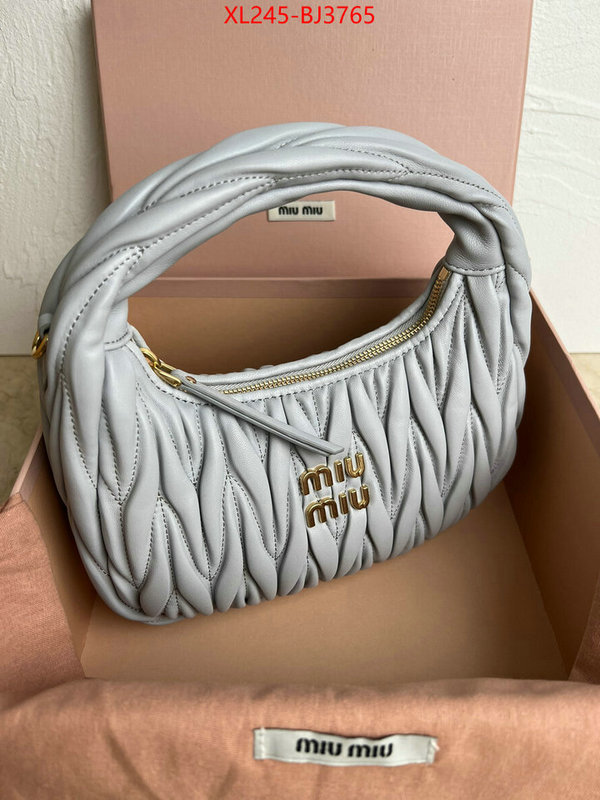 Miu Miu Bags(TOP)-Handbag- buy 1:1 ID: BJ3765 $: 245USD,