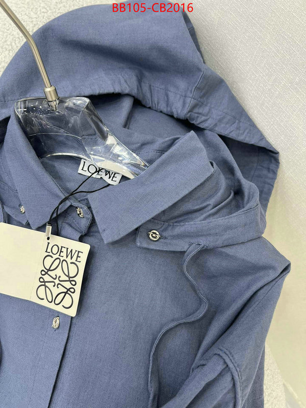 Clothing-Loewe how to find designer replica ID: CB2016 $: 105USD