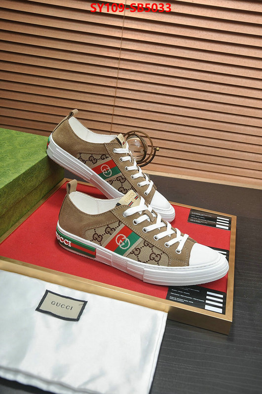 Men Shoes-Gucci fake aaaaa ID: SB5033 $: 109USD