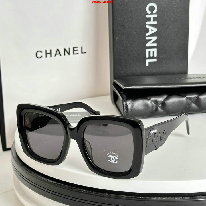 Glasses-Chanel fashion designer ID: GB3007 $: 49USD