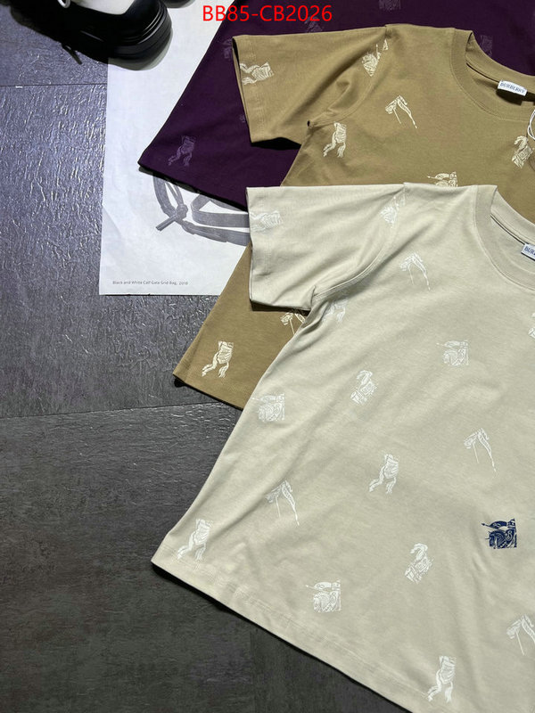 Clothing-Burberry aaaaa+ replica designer ID: CB2026 $: 85USD