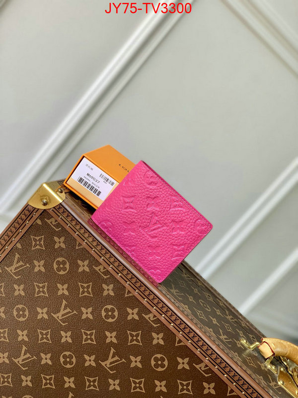 LV Bags(TOP)-Wallet buy cheap ID: TV3300 $: 75USD,