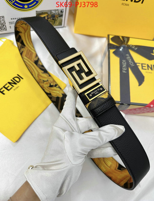 Belts-Fendi fake high quality ID: PJ3798 $: 69USD