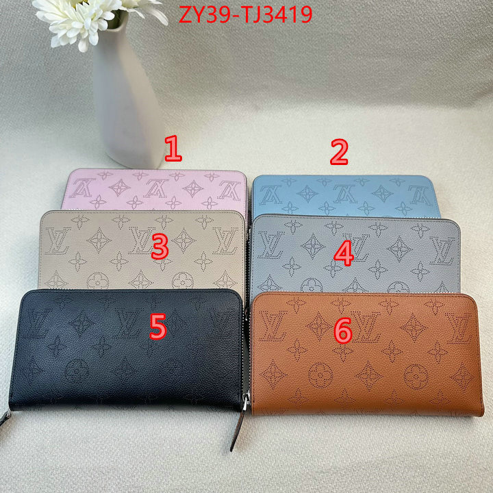 LV Bags(4A)-Wallet luxury fashion replica designers ID: TJ3419 $: 39USD,