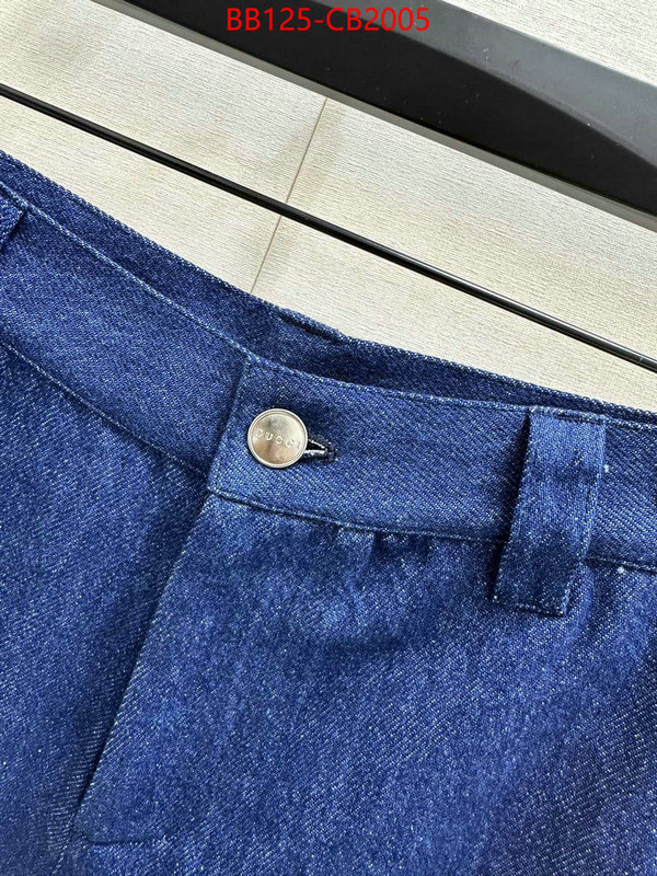 Clothing-Gucci high-end designer ID: CB2005 $: 125USD