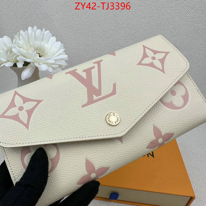 LV Bags(4A)-Wallet luxury 7 star replica ID: TJ3396 $: 42USD,