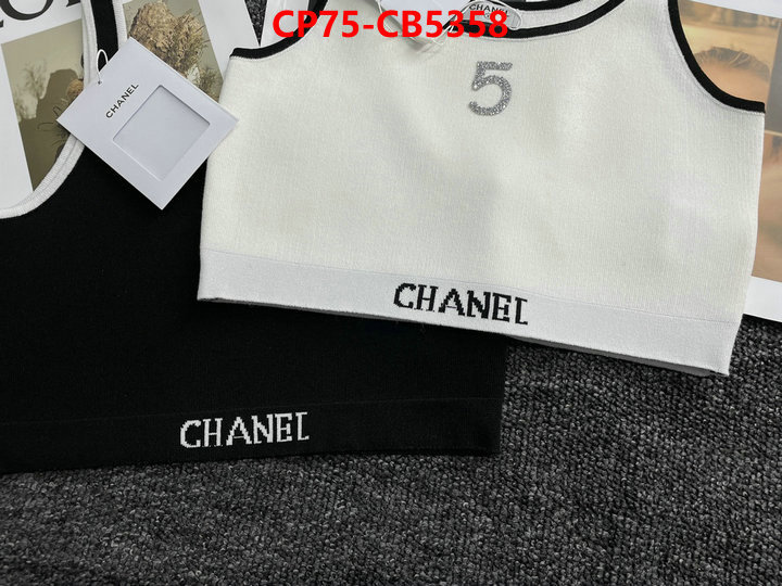 Clothing-Chanel top quality fake ID: CB5358 $: 75USD